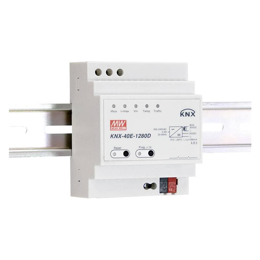 MeanWell MEAN WELL KNX-40E-1280D, 180 - 264 V, 30 V, 72 mm, 57 mm, 90 mm, 328 g (KNX-40E-1280D)