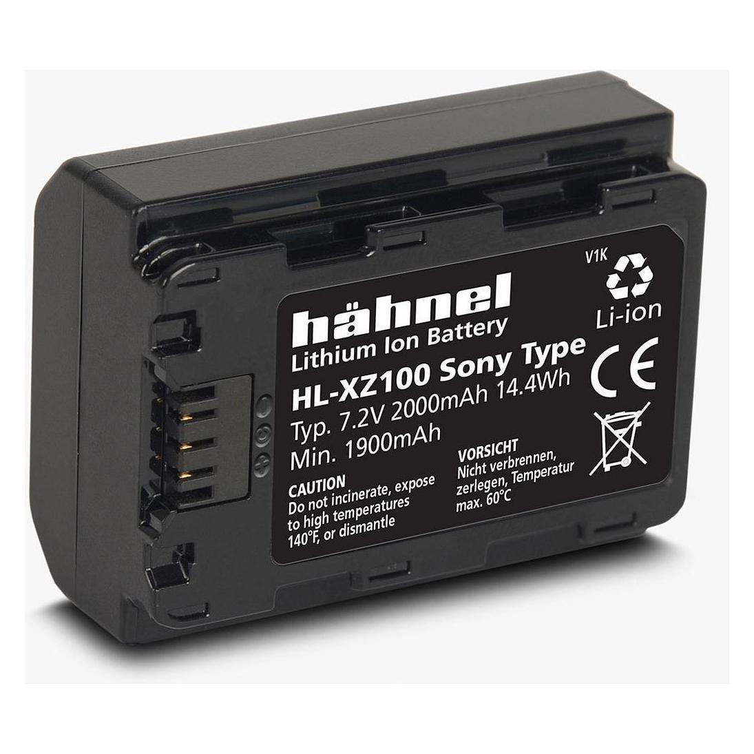 Hähnel Ersatzakku HL-XZ100 für Sony FZ100 (Kamera Akku) (10001752)