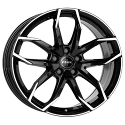 Rial Lucca Diamond Black Front Polished 7.5x17 ET 37 5/114.3 Alufelge Schwarz