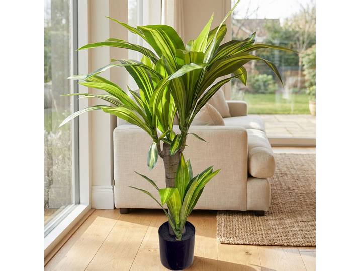 Kunstpalme Yucca Dracaena, Ø12 x H 80 cm