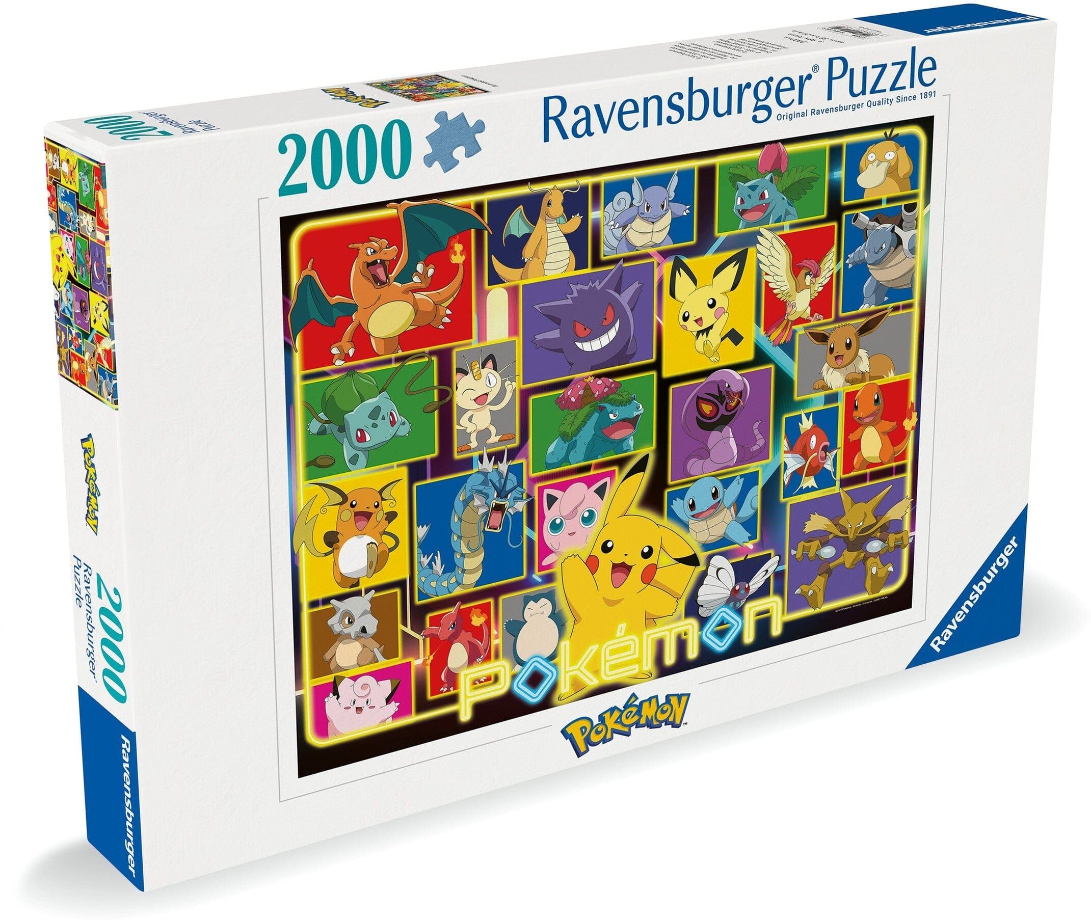 Ravensburger Pokemon 2000 Piece Jigsaw Puzzle Adventure Scene Featuring Classic Characters for Adults and Kids