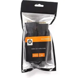 D2 Diffusion Cable HDMI compatible vers DVI 1,5m M/M (Noir) (1.50 m), Videokabel, Schwarz