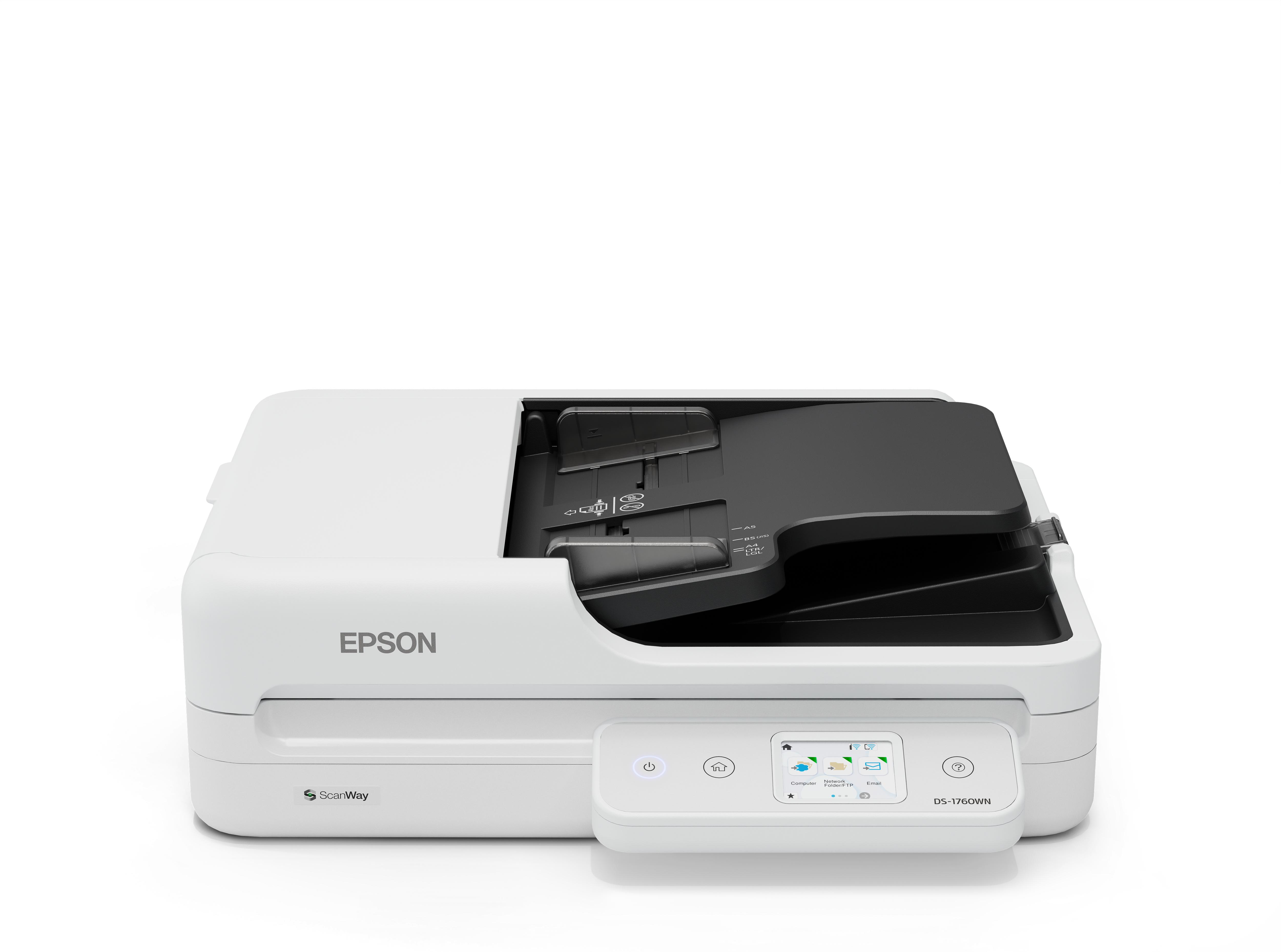 Epson WorkForce DS-1760WN, 215,9 x 297 mm, 1200 x 1200 DPI, 30 Bit, 24 Bit, 10 Bit, 8 Bit