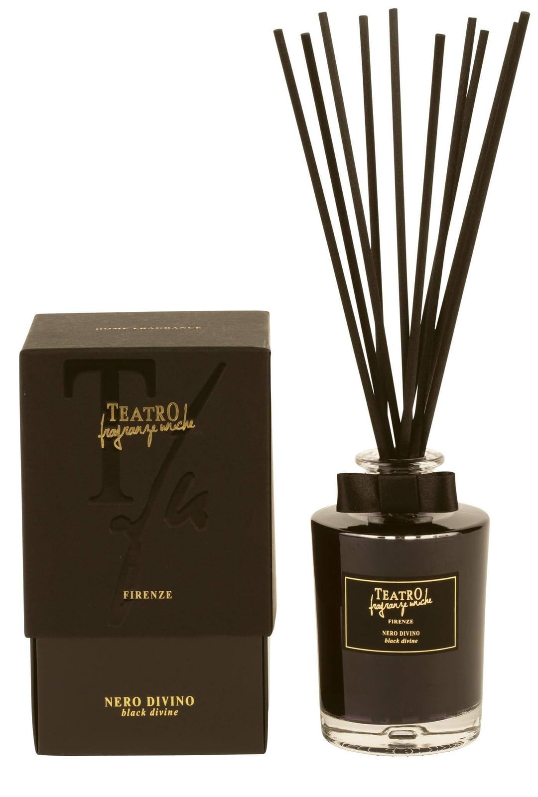Dripio Geurset Divino, 250 ml met stokjes, zwart