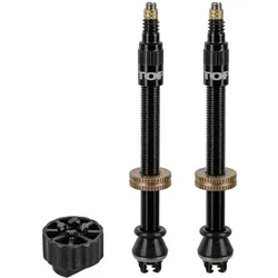TOPEAK Tubeless Ventil Set TurboFlow Valve Kit 60 mm