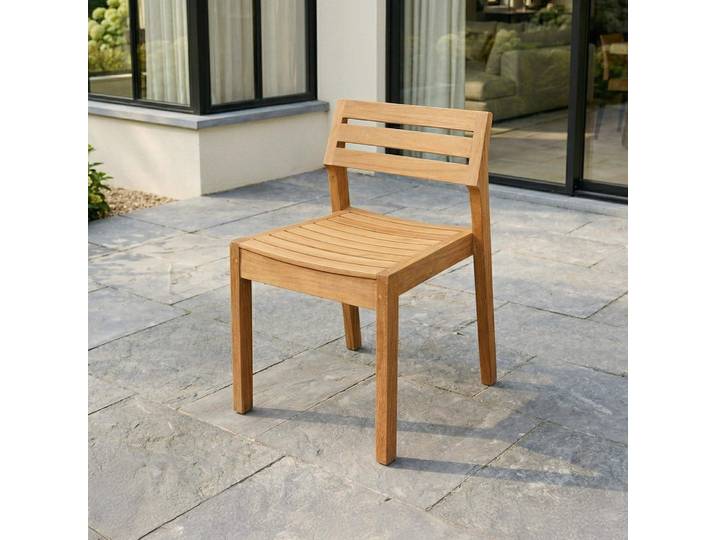 Chaise de jardin pour extérieur en bois de teck - Roku