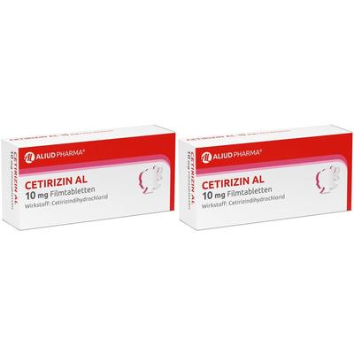 Cetirizin AL 10Mg Filmtabl Doppelpack 2x100 St Filmtabletten