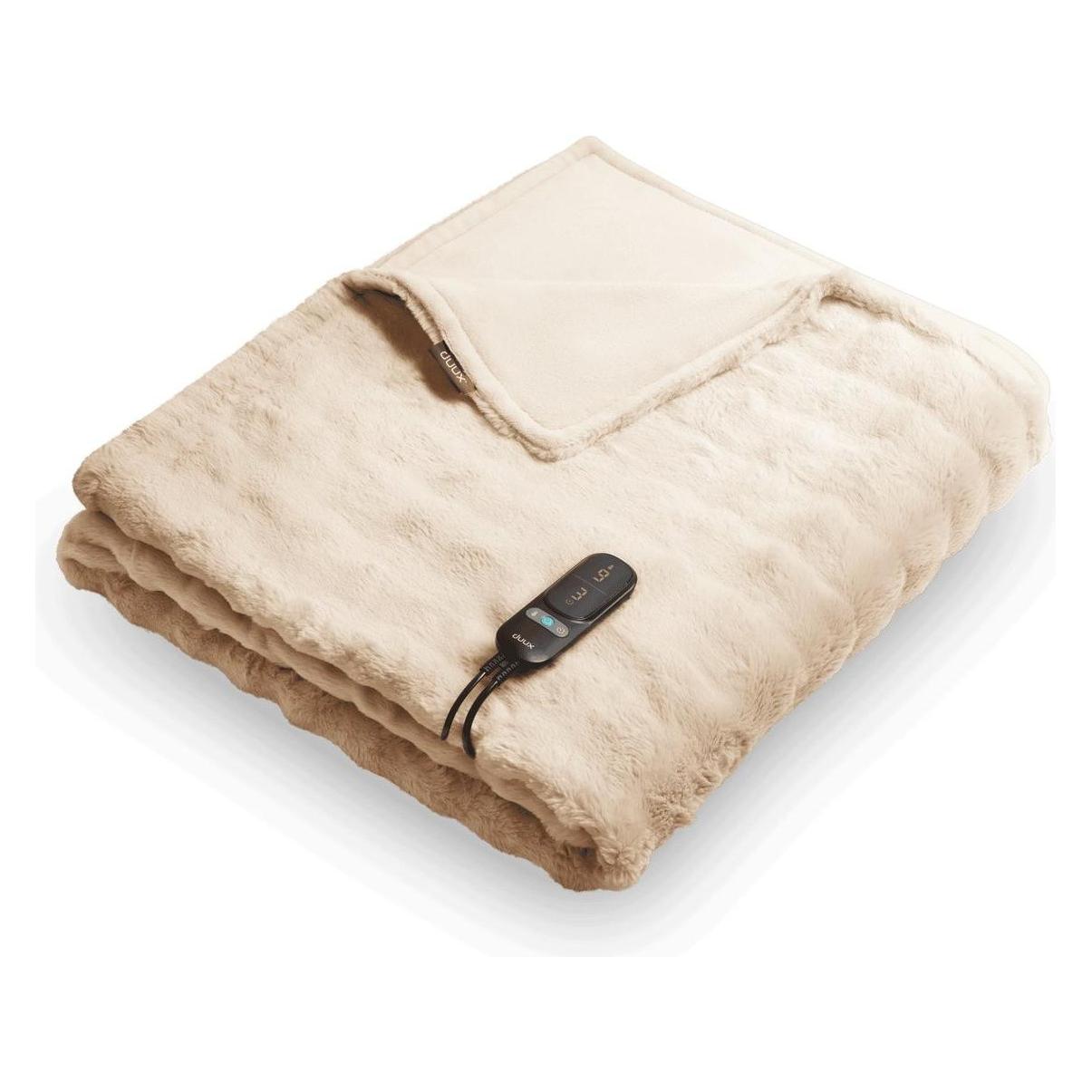 Duux Yentl Bubble Elektrisch Warmtedeken 200x200 cm - 9 standen - Beige (200 x 200 cm) (DXOB11)