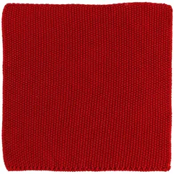 IB Laursen Spüllappen Mynte gestrickt, 25 x 25 cm, strawberry