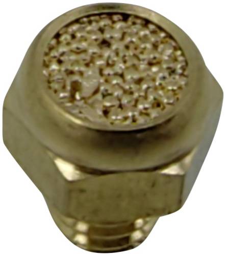 TRU COMPONENTS Druckluft-Schalldämpfer TC-12770320 Außengewinde M5 15 bar Bronze