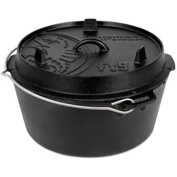 Petromax Feuertopf ft9-t (Dutch Oven) planer Boden (ohne Füße)