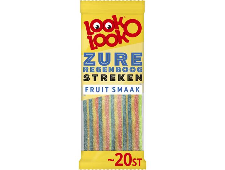 Look-O-Look Zure Regenboogmatten - 125 g