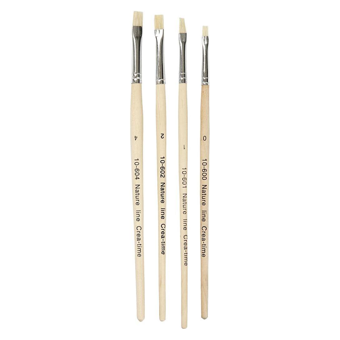 Creativ Company Nature Line Pinsel 00/1/2/4, 4 Stk. (5 mm) (5707167141427)