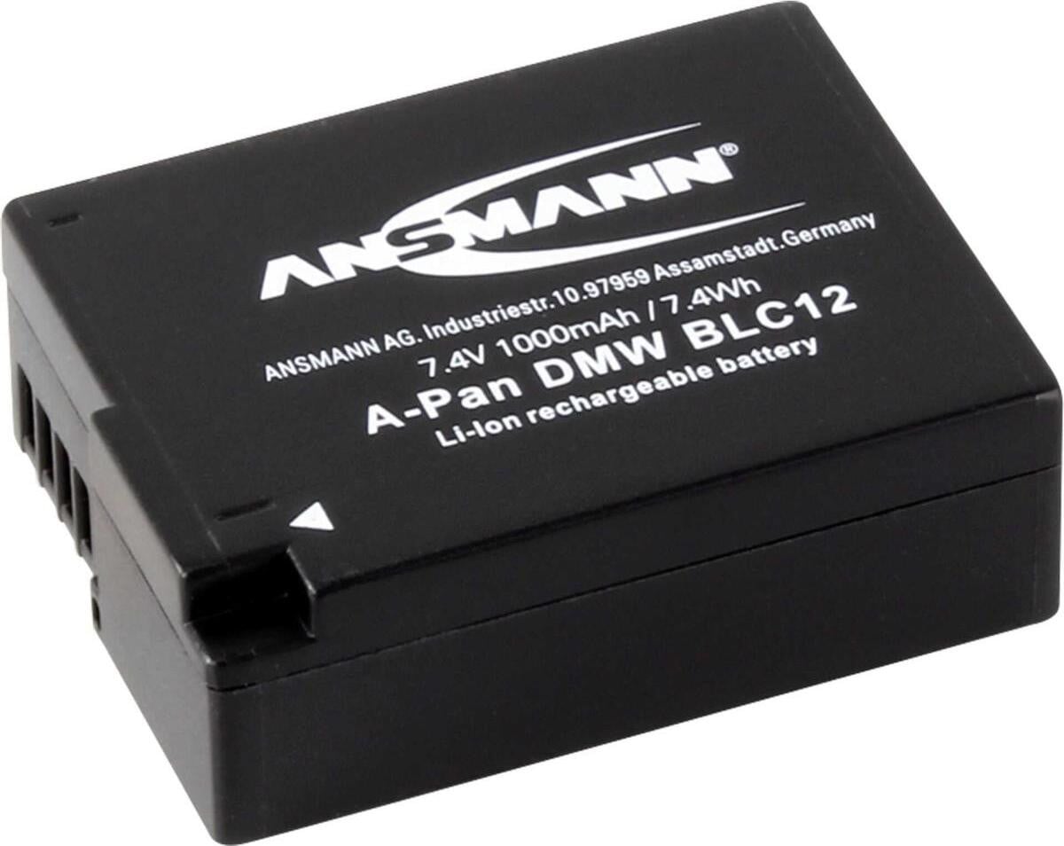 Ansmann A-Pan DMW-BLC12 Accu, 1000 mAh, 7,4V