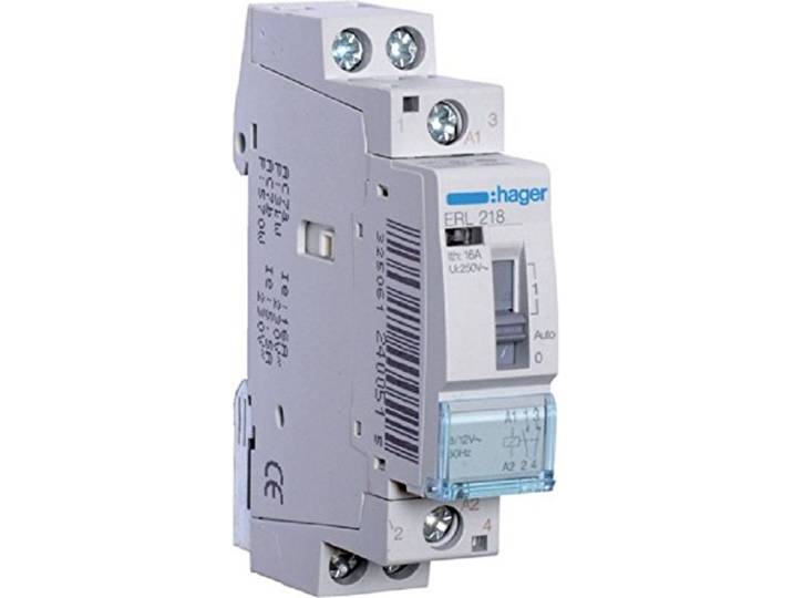 Mando-relais, 16A, 1NA+1NC, 12V