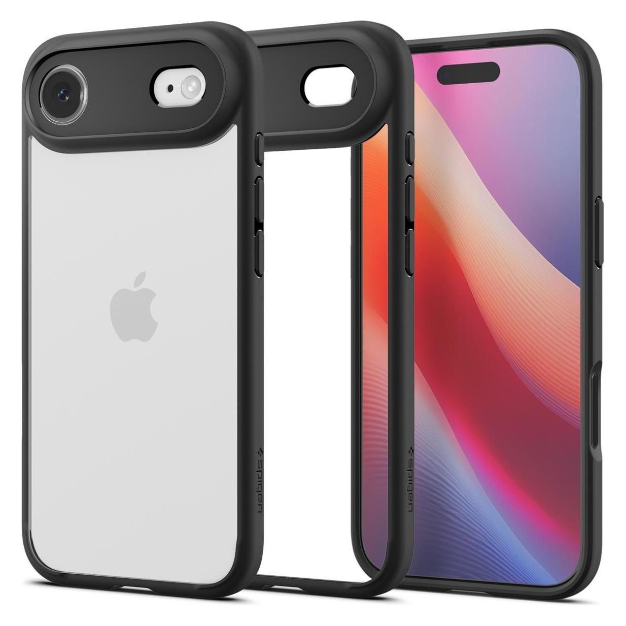 Spigen Ultra Hybrid Schutzhülle für Apple iPhone Air mattschwarz (Apple iPhone Air) (ACS10310)