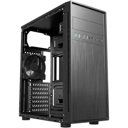 Gembird Computer office case Fornax 160 (ATX, mATX, Mini-ITX), PC Gehäuse, Schwarz