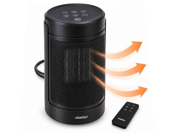 Relaxdays Chauffage soufflant céramique 1500 W
