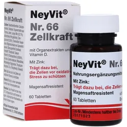 Neyvit Nr.66 Zellkraft magensaftres.Tabl 60 St