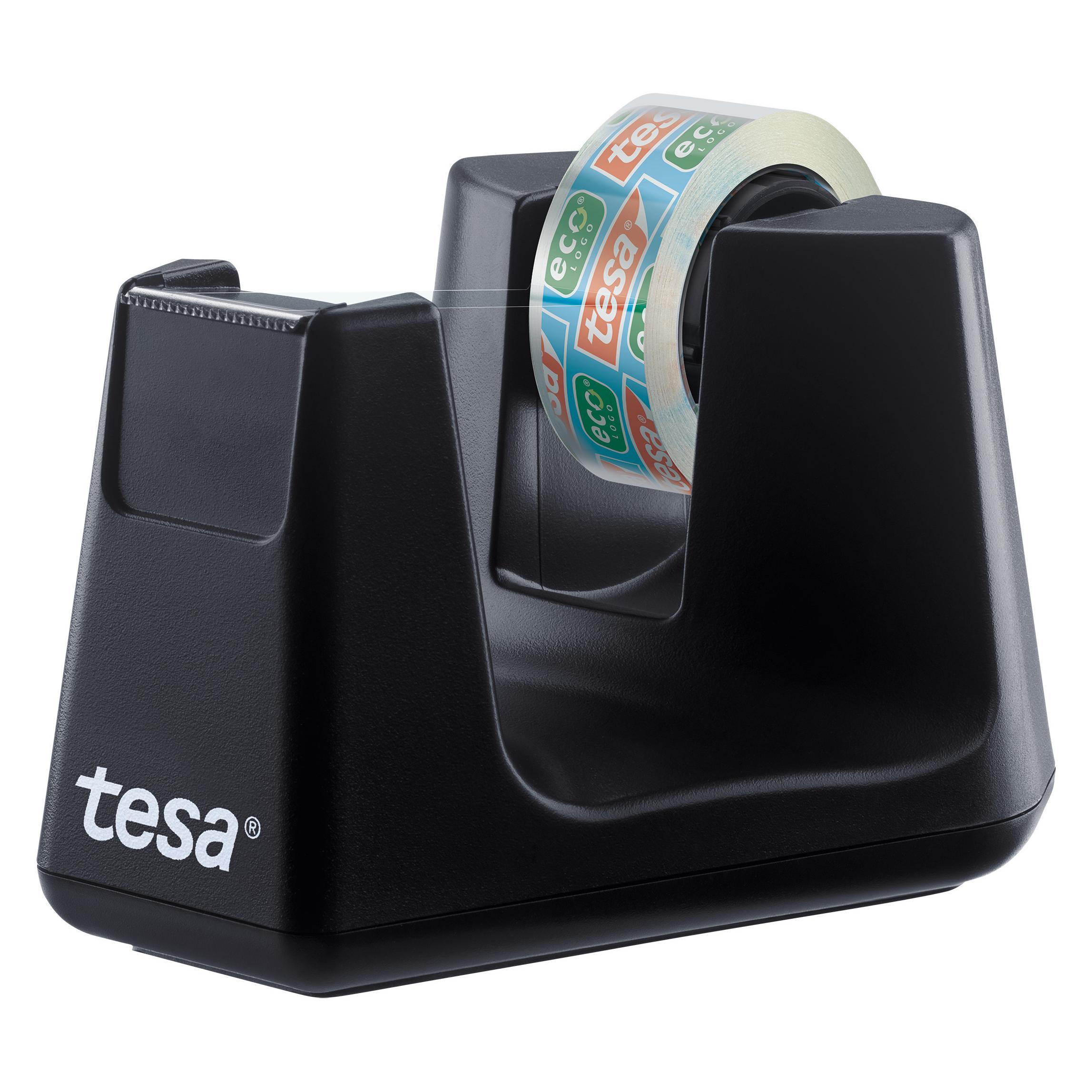 tesa EASY CUT SMART Klebebandabroller für Tische, mit Anti-Rutsch-Technologie, inkl. 1 Rolle tesafilm (53904-00000-01)