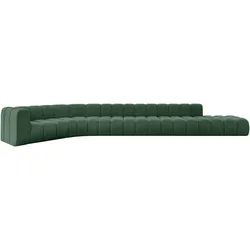 ECKSOFA modulares Sofa Tilmo-L3 - 581x194x70 cm Grün