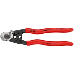Knipex, Bolzenschneider + Seitenschneider, Drahtseilschere (190 mm)