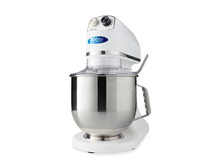 Mixeur Planétaire 7 L Jusqu'à 2 Kg Pâte Blanche - Bol Mixeur Inox - 11 Vitesses - Robot Pâtissier - Batteur sur Socle - Robot Pâtissier - 7 litres