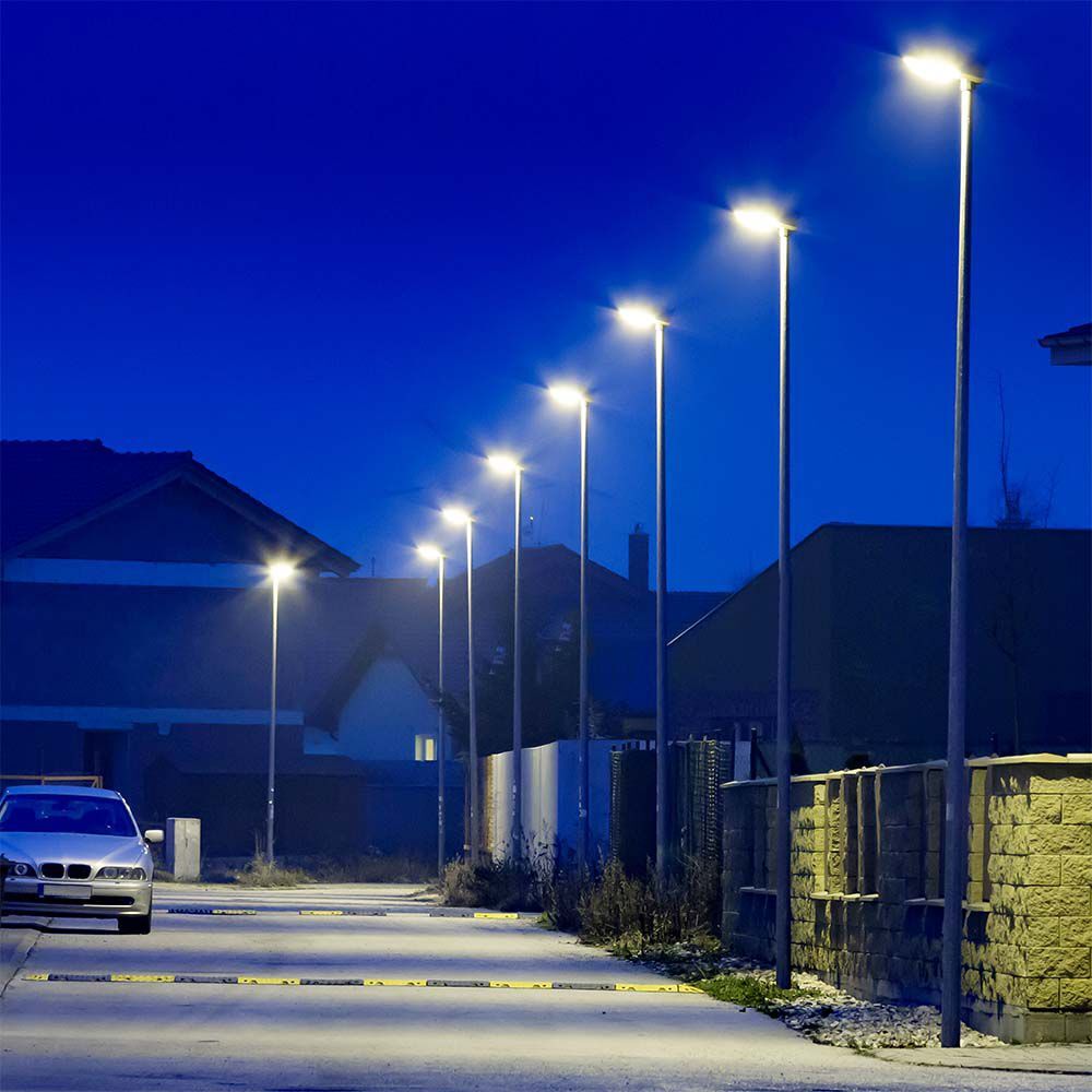 V-Tac Vt-150050st Armatura Stradale Led 50w Colore Grigio Luce 4000k Ip65 - 7888