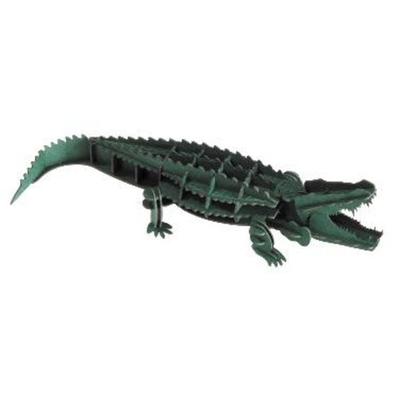3D Papiermodell. Krokodil