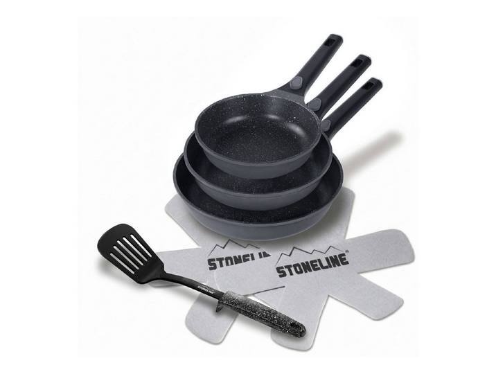 STONELINE Pfannen-Set, Aluminiumguss (3-tlg)