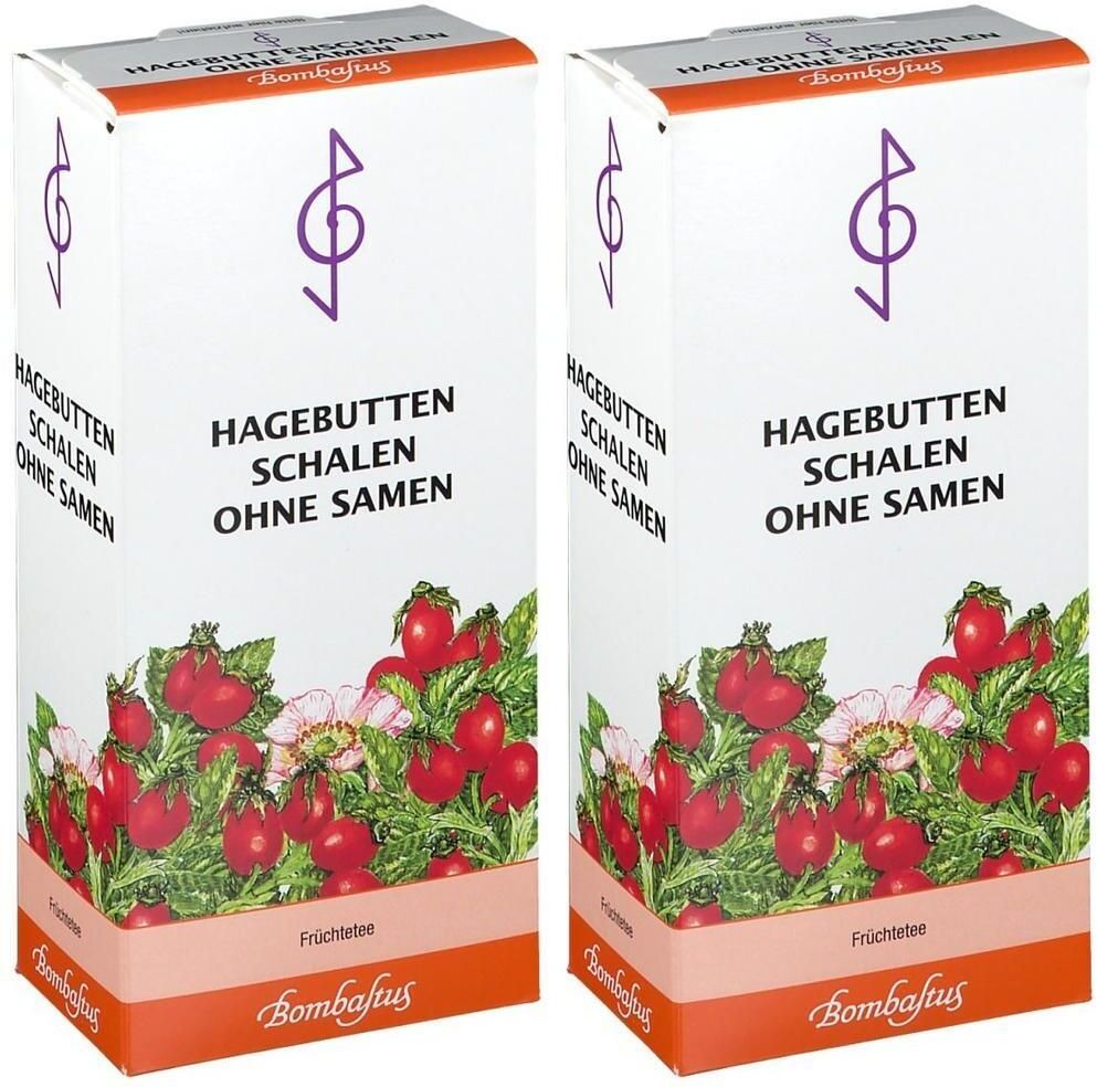 Bombastus Hagebuttenschalen ohne Samen 2x 2x170 g Tee