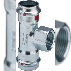 VIEGA T-Stück IG Prestabo Stahl verzinkt 35x1/2"x35mm
