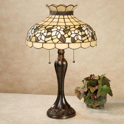 Touch of Class Maylea Magnolia Table Lamp Ivory , Ivory