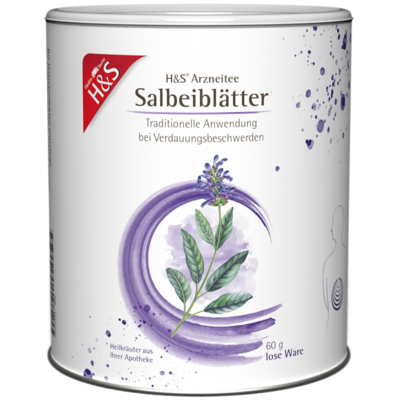 H&S Tee - Gesellschaft mbH & Co. H&S Salbeiblätter Tee lose 60 g 10355342