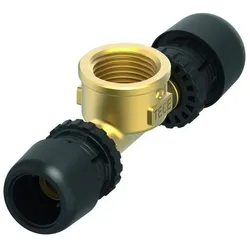 TECE, Rohrverbindungstechnik, TECElogo-Ax T-Stück Dim. 25 x Rp 3/4" x 25, Siliziumbronze (T-Verbindung)
