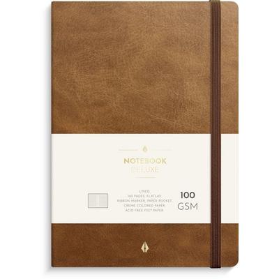 Burde Notizbuch Deluxe A5 braun, Notizbuch von , Burde Publishing AB