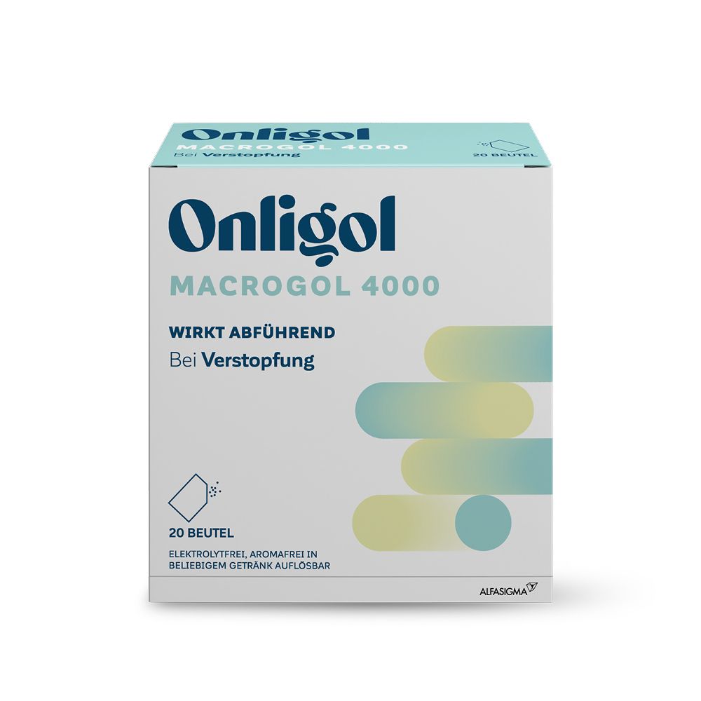 Onligol Macrogol 4000 Plv.z.Herst.e.Lsg.Sachet 20x10 g Pulver