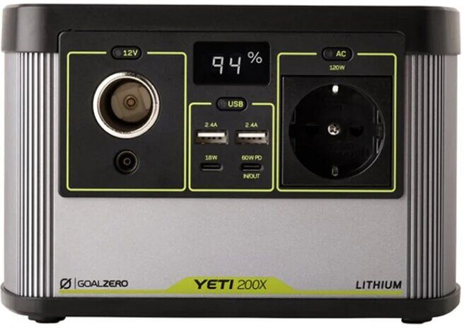 ESTAÇÃO DE ENERGIA PORTÁTIL GOALZERO YETI 200X
