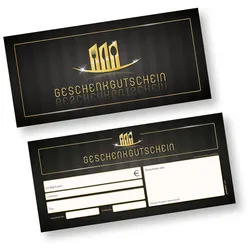 TATMOTIVE Geschenkgutscheine Restaurant (250 Stück) einfach Werte eintragen und stempeln, für Gastronomie