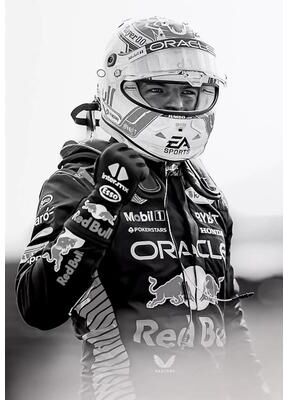 Inspired Living F1 Monaco Poster Max Verstappen Formula 1 Canvas Print Racing Wall Decor 1 30x42cm Unframed