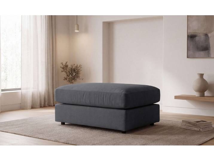 OTTO home Polsterhocker Nivette, weiches Chenille, 95x65 cm, eine tolle Ergänzung zum Sofa