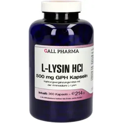 L-LYSIN 500 mg GPH Kapseln 360 St