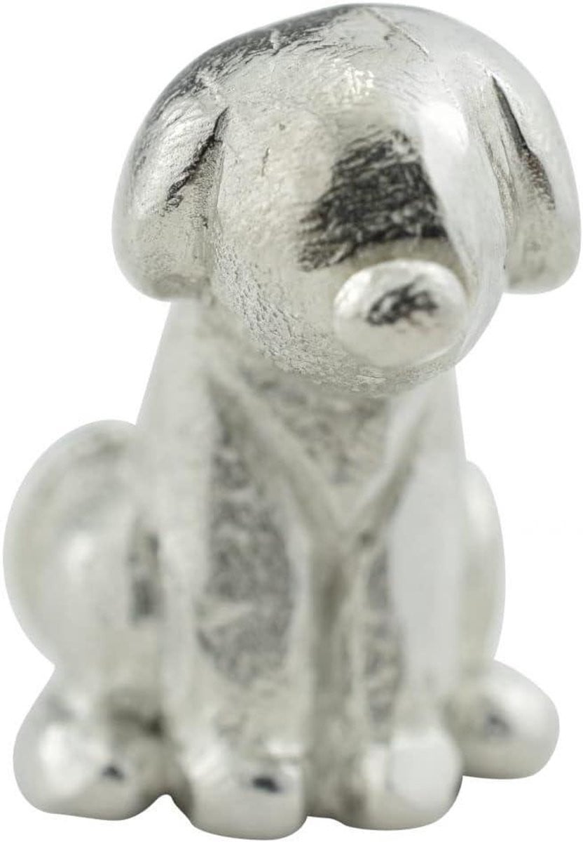 Handgemaakt Natuurlijk Hond Figuur - Klein Huisdier Beeldje voor Familie Decoratie