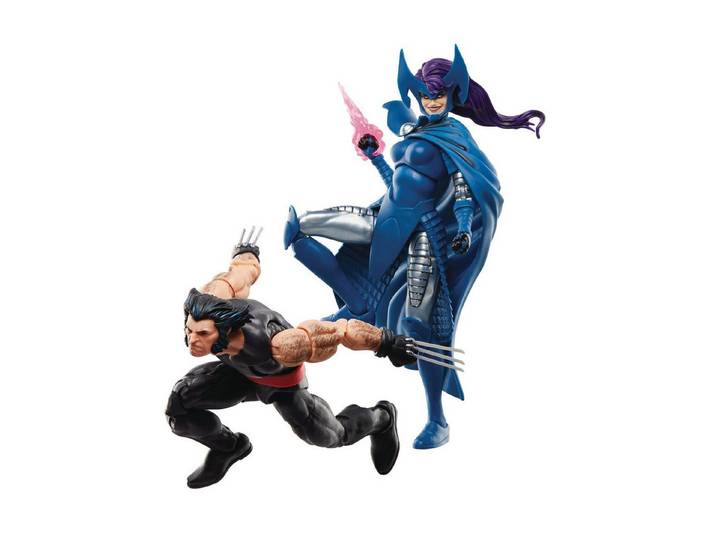 Hasbro Actionfigur Marvel Legends Wolverine 50th Wolverine and Psylocke Actionfiguren 2-P