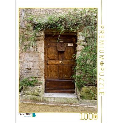CALVENDO Puzzle Eingang in Ménerbes | 1000 Teile Lege-Größe 64x48cm Foto-Puzzle für glückliche Stunden