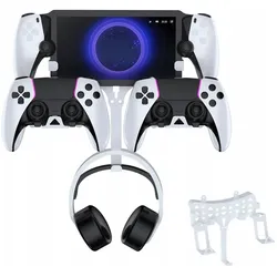 JYS Uchwyt Ścienny na Ścianę Wieszak do Sony PlayStation PS Portal + Akcesoria / P5211-V2 (Playstation Classic), Weiteres Gaming Zubehör, Schwarz