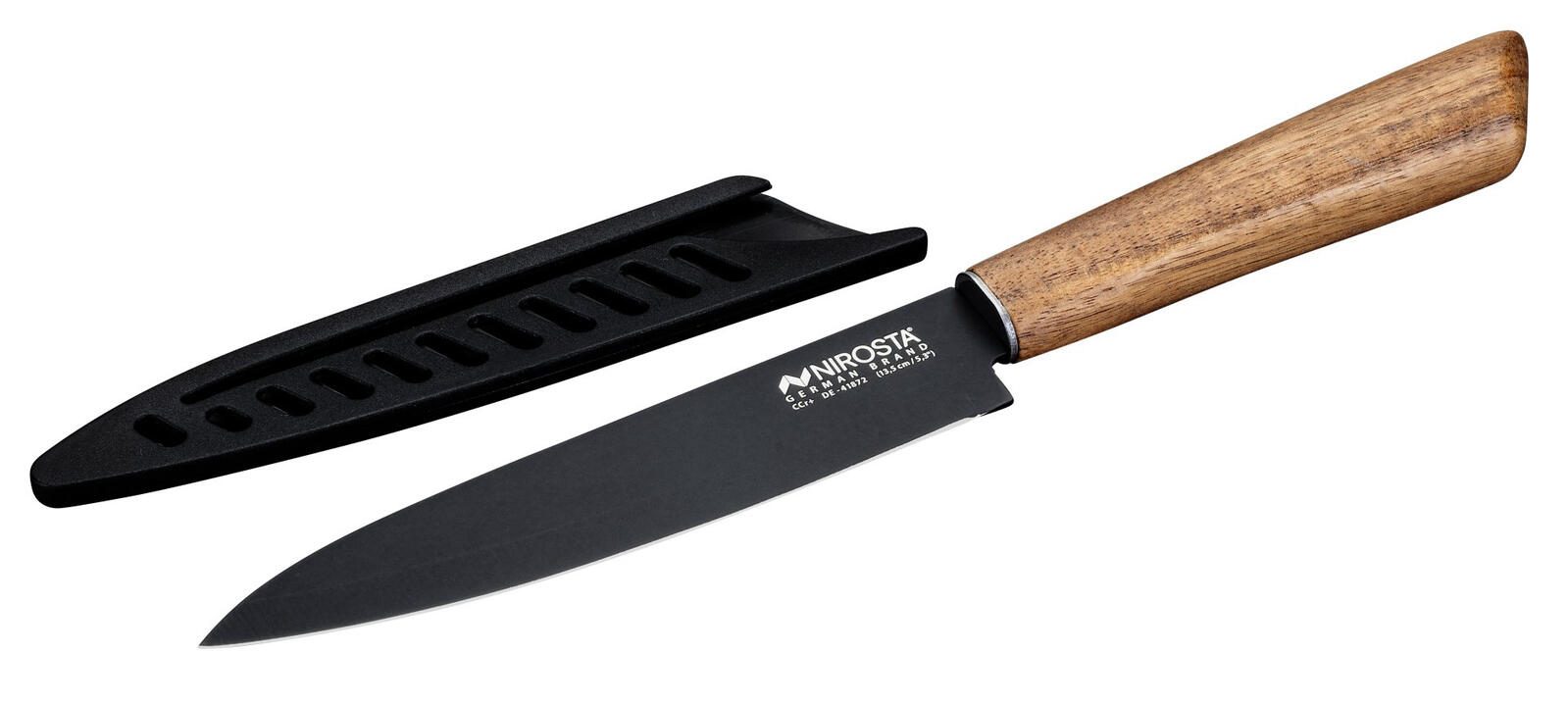 NIROSTA Küchenmesser Flow Fair schwarz, 24cm 41872