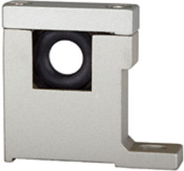 Riegler Élément de fixation avec fixation murale, 1 perçage, avec étrier en L (LB 200)