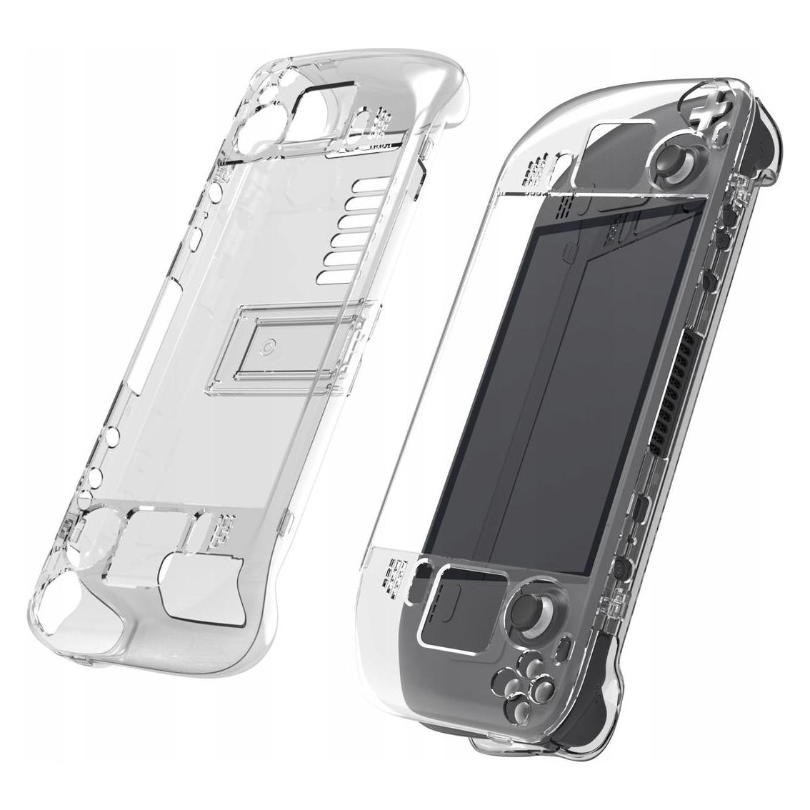 JYS Futerał Pokrowiec Etui Case + Stojak Do Konsoli Steam Deck / Przezroczysty / Jys-sd003 (33408752)
