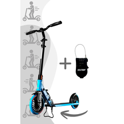 Solitary Scooter S-200 inkl. gratis Sicherheitsschloss , Farbe: Black/Pink